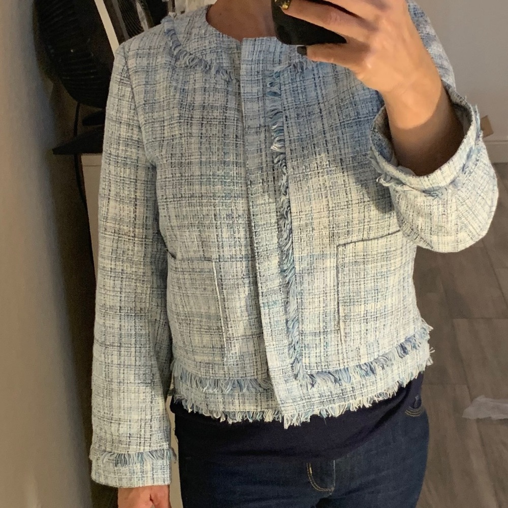 J Crew Tweed Blazer